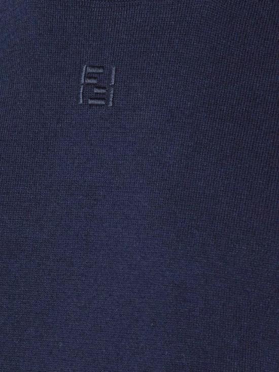 26SS 펜디 코튼 캐시미어 스웨터 FZY443AYYG F0QB0 Blue - FENDI