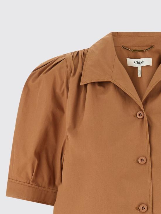 26SS 끌로에 셔츠 CH26UHT89144 26U Brown - CHLOE