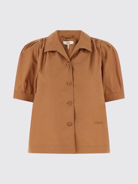 26SS 끌로에 셔츠 CH26UHT89144 26U Brown - CHLOE
