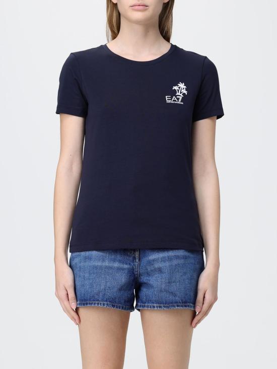 26SS 엠포리오 아르마니 반팔 티셔츠 7W001022AF18401 UB102 Blue