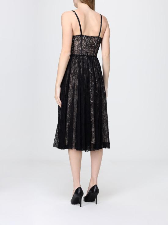 26SS 엘리자베타프랜치 롱 원피스 AB97162E2 FB4 Black - ELISABETTA FRANCHI