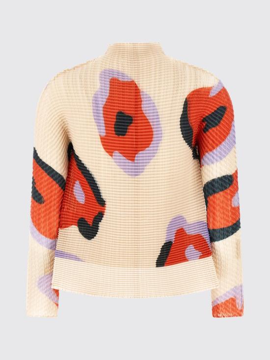 26SS 이세이 미야케 스웨터 IM66FJ699 46 Beige - ISSEY MIYAKE