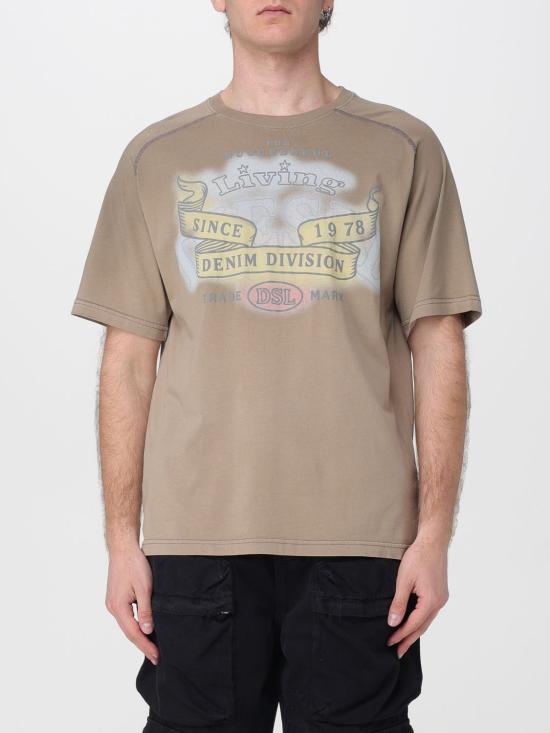 26SS 디젤 반팔 티셔츠 A238000SKBK 7FY Grey