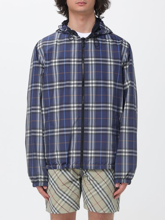 26SS 버버리 체크 리버시블 나일론 자켓 8118823 Blue
