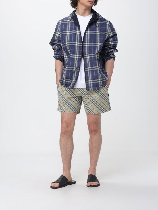 26SS 버버리 체크 리버시블 나일론 자켓 8118823 Blue - BURBERRY