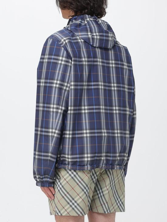 26SS 버버리 체크 리버시블 나일론 자켓 8118823 Blue - BURBERRY
