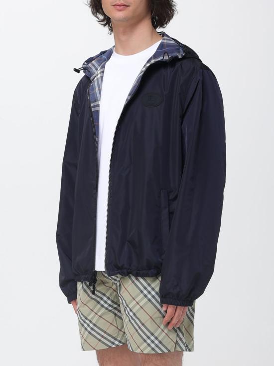 26SS 버버리 체크 리버시블 나일론 자켓 8118823 Blue - BURBERRY