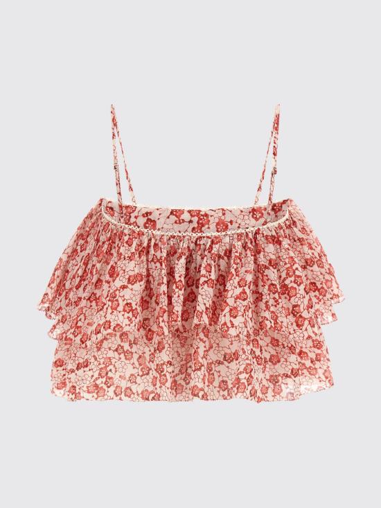 26SS 이자벨마랑에뚜왈 민소매 티셔츠 HT0845FAD1J15E 70RD Red - ISABEL MARANT ETOILE