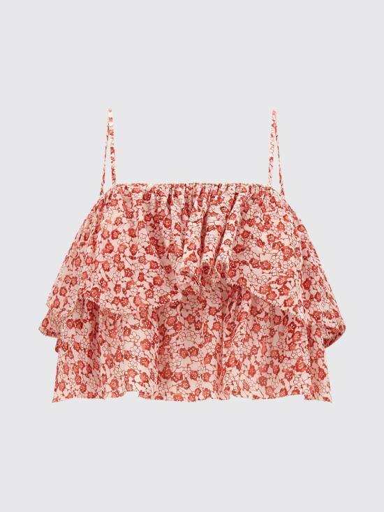 26SS 이자벨마랑에뚜왈 민소매 티셔츠 HT0845FAD1J15E 70RD Red - ISABEL MARANT ETOILE