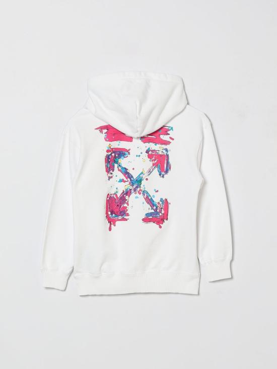 26SS [키즈] 오프화이트 풀오버 44GBB002S26F003 100 White - OFF WHITE