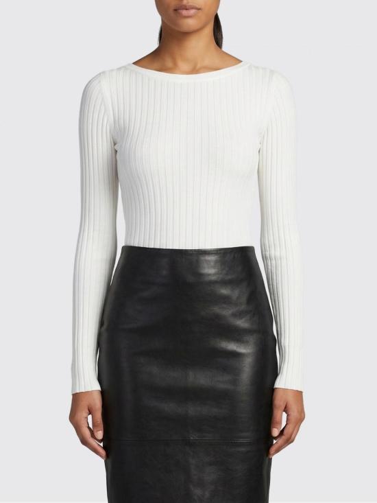 26SS 엘리자베타프랜치 긴팔 티셔츠 BK84S62E2 360 White