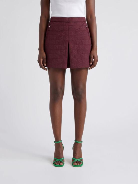 26SS 펜디 숏 스커트 FAB407AT9C F1UKF Red