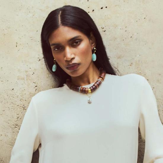  리지 포르투나토 목걸이/팬던트 오아시스 목걸이 골드 - LIZZIE FORTUNATO