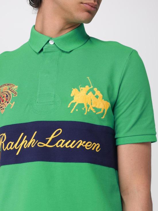 26SS 폴로 랄프로렌 폴로 티셔츠 710B14223 002 Green - POLO RALPH LAUREN