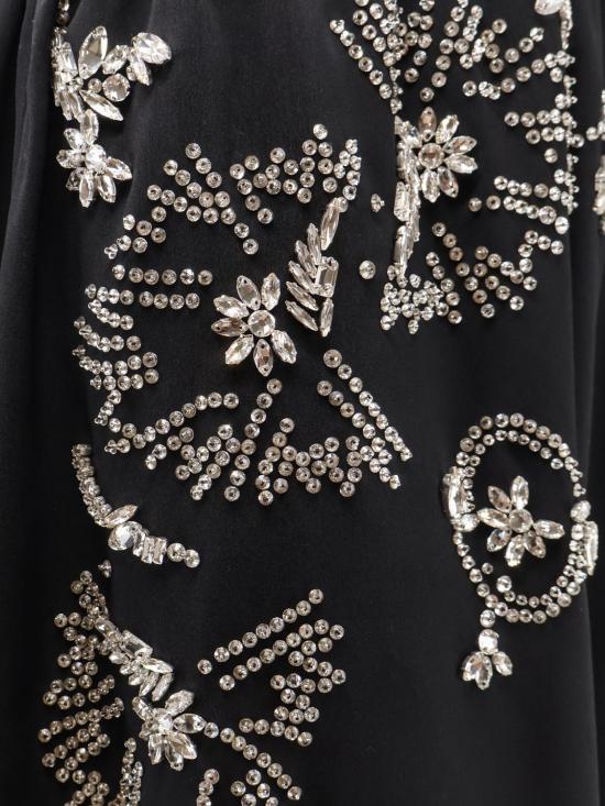 26SS 드리스 반 노튼 미디 스커트 0108993078 900 Black - DRIES VAN NOTEN