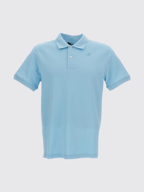 26SS 까웨 폴로 티셔츠 K5127BW D40 Gnawed Blue - K-WAY