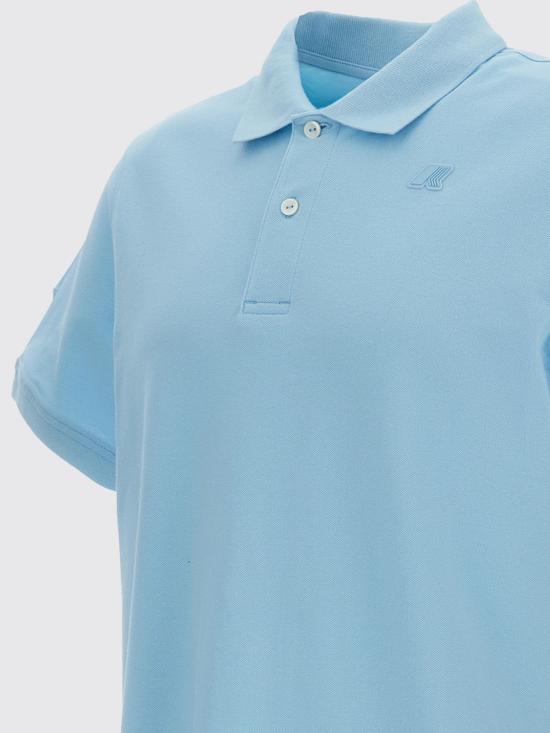 26SS 까웨 폴로 티셔츠 K5127BW D40 Gnawed Blue - K-WAY