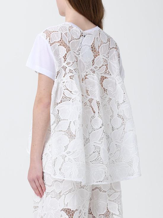 26SS 메이메이즈 반팔 티셔츠 M6EAC3 11791 White - MEIMEIJ