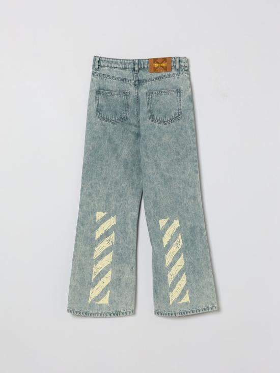 26SS [키즈] 오프화이트 진 44GYB001S26D001 452 Blue - OFF WHITE
