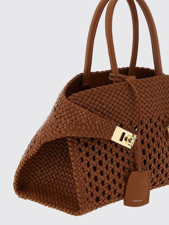 26SS 살바토레 페라가모 토트백 789997 NATURALERST Brown - SALVATORE FERRAGAMO