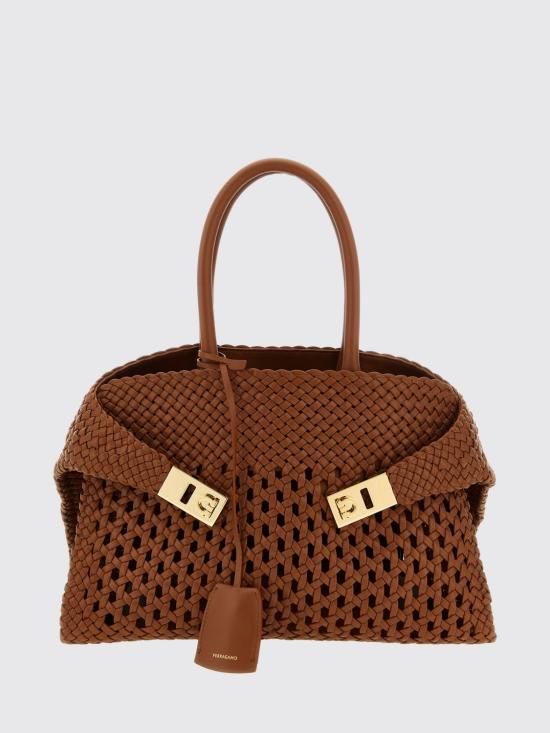 26SS 살바토레 페라가모 토트백 789997 NATURALERST Brown