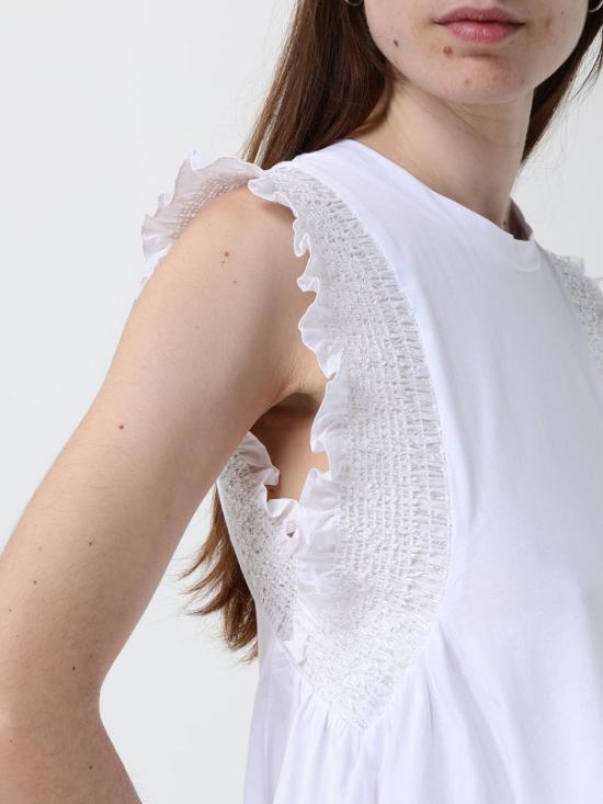 26SS 메이메이즈 탑 M6ECC0 791 White - MEIMEIJ