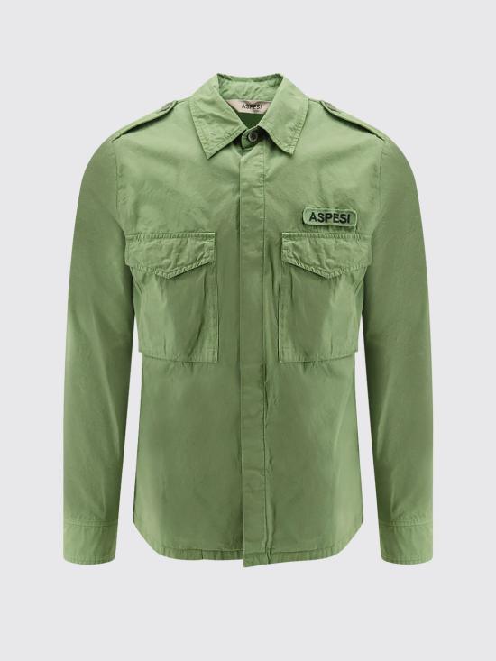 26SS 아스페시 긴팔 셔츠 CE10G178 85319 Pistachio - ASPESI