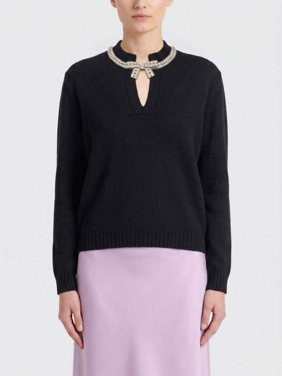 26SS 발렌티노 가라바니 스웨터 8B3KC71FA1E 0NO Black