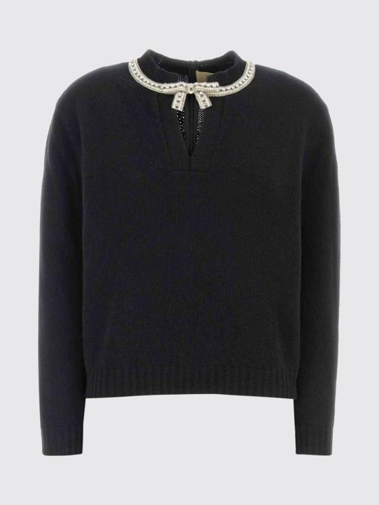 26SS 발렌티노 가라바니 스웨터 8B3KC71FA1E 0NO Black - VALENTINO GARAVANI