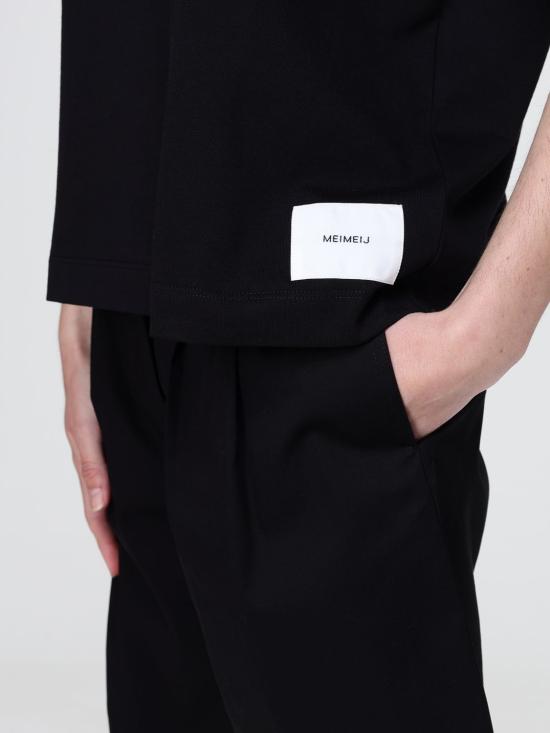 26SS 메이메이즈 반팔 티셔츠 M6PX99 100 Black - MEIMEIJ
