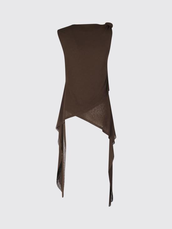 26SS 가니 탑 A1040289 ZWX Brown - GANNI