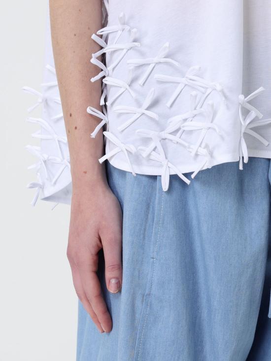 26SS 메이메이즈 반팔 티셔츠 M6PX01 791 White - MEIMEIJ