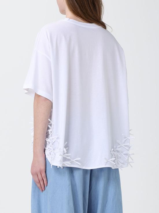 26SS 메이메이즈 반팔 티셔츠 M6PX01 791 White - MEIMEIJ