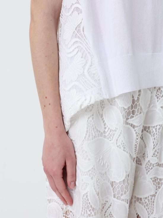 26SS 메이메이즈 스웨터 M6PZ18 791 White - MEIMEIJ