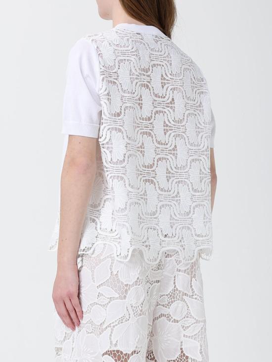 26SS 메이메이즈 스웨터 M6PZ18 791 White - MEIMEIJ