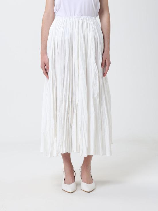 26SS 메이메이즈 롱 스커트 M6PAE1 111 White