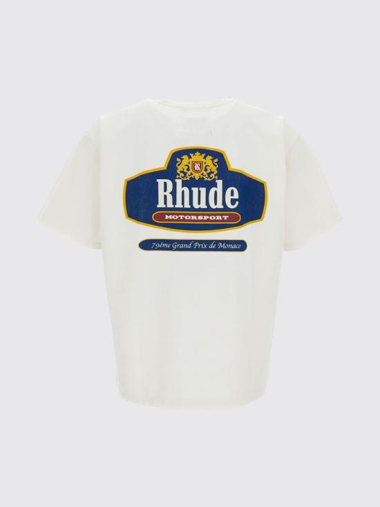 26SS 루드 반팔 티셔츠 RHSS26TT04012 6190 White - RHUDE