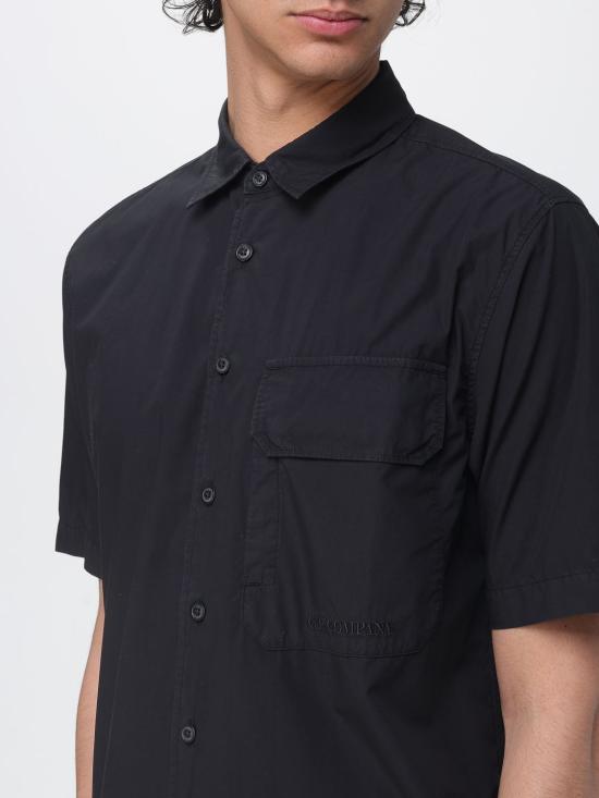 26SS 씨피 컴퍼니 반팔 셔츠 20CMSH231A005328G 999 Black - C.P. COMPANY