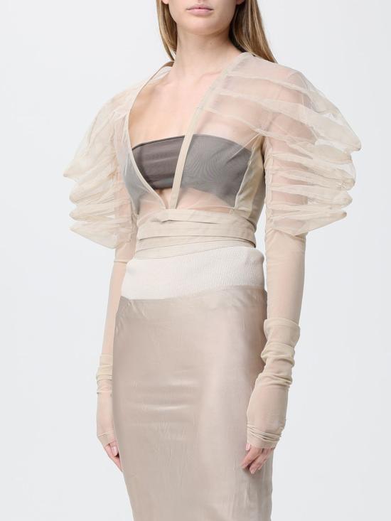 26SS 릭 오웬스 블라우스 RO01F6782TUTUS1 38 Beige - RICK OWENS