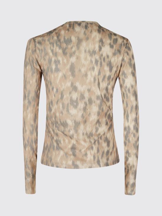 26SS 가니 긴팔 티셔츠 A1040348 ZZT Beige - GANNI