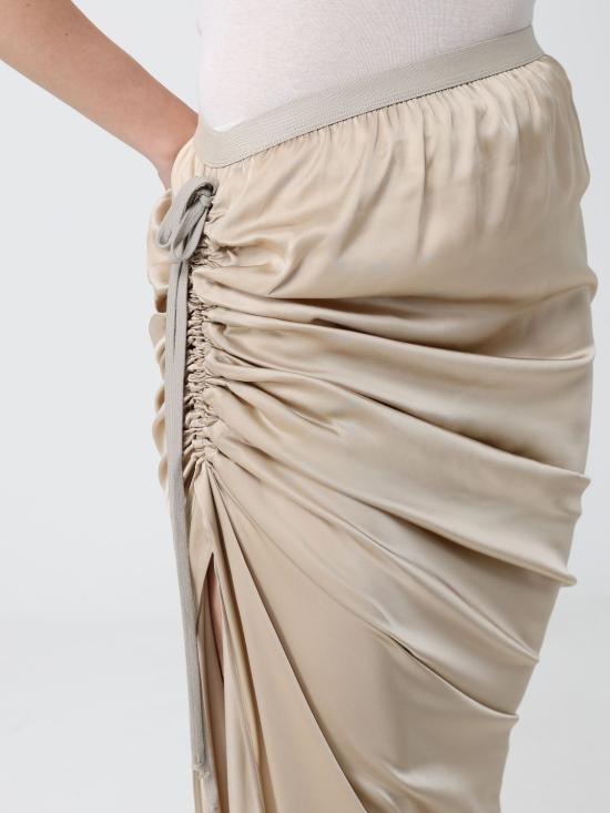 26SS 릭 오웬스 롱 스커트 RO01F6359SCH1 38 Beige - RICK OWENS