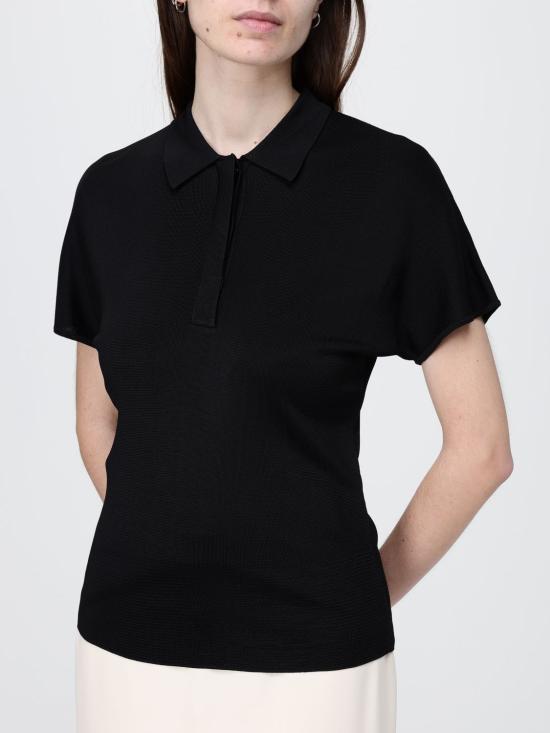 26SS 메이메이즈 폴로 티셔츠 M6PZ62 100 Black - MEIMEIJ