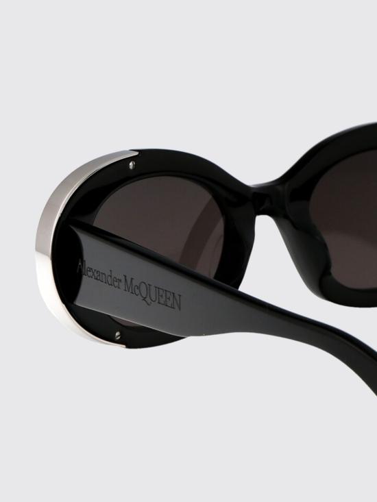 26SS 알렉산더 맥퀸 선글라스 AM0445S 001 Black - ALEXANDER MCQUEEN