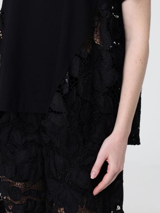 26SS 메이메이즈 반팔 티셔츠 M6EAC3 100 Black - MEIMEIJ