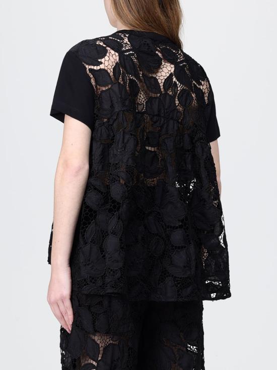 26SS 메이메이즈 반팔 티셔츠 M6EAC3 100 Black - MEIMEIJ