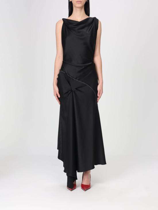 26SS 빅토리아 베컴 롱 원피스 1124WDR005195B 1 Black