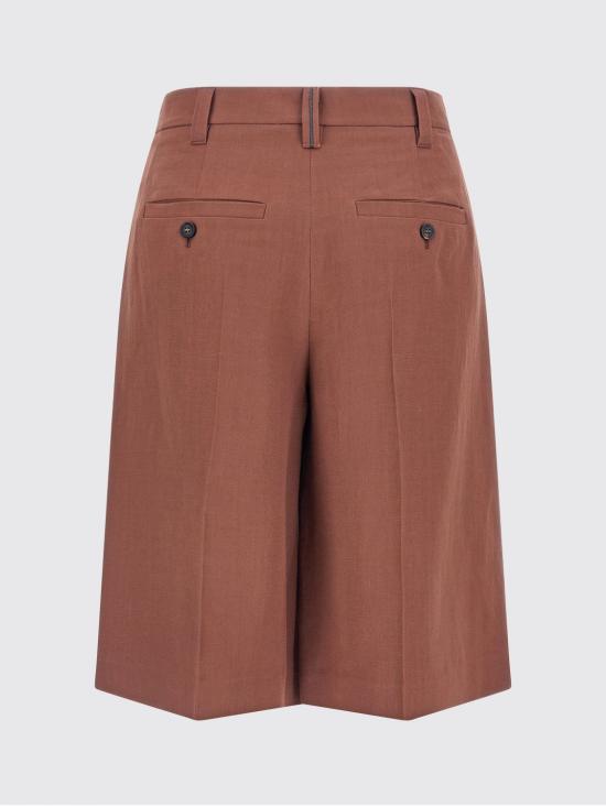 26SS 브루넬로 쿠치넬리 숏팬츠 MH126P9183 C4182 Brown - BRUNELLO CUCINELLI