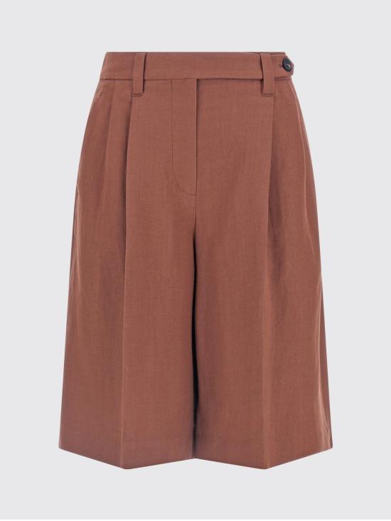 26SS 브루넬로 쿠치넬리 숏팬츠 MH126P9183 C4182 Brown - BRUNELLO CUCINELLI