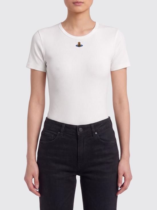 26SS 비비안웨스트우드 탑 1G010012J009C A401 White