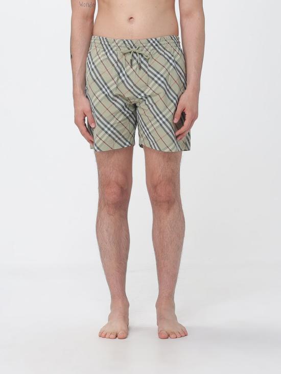 26SS 버버리 체크 스윔팬츠 8121537 Green